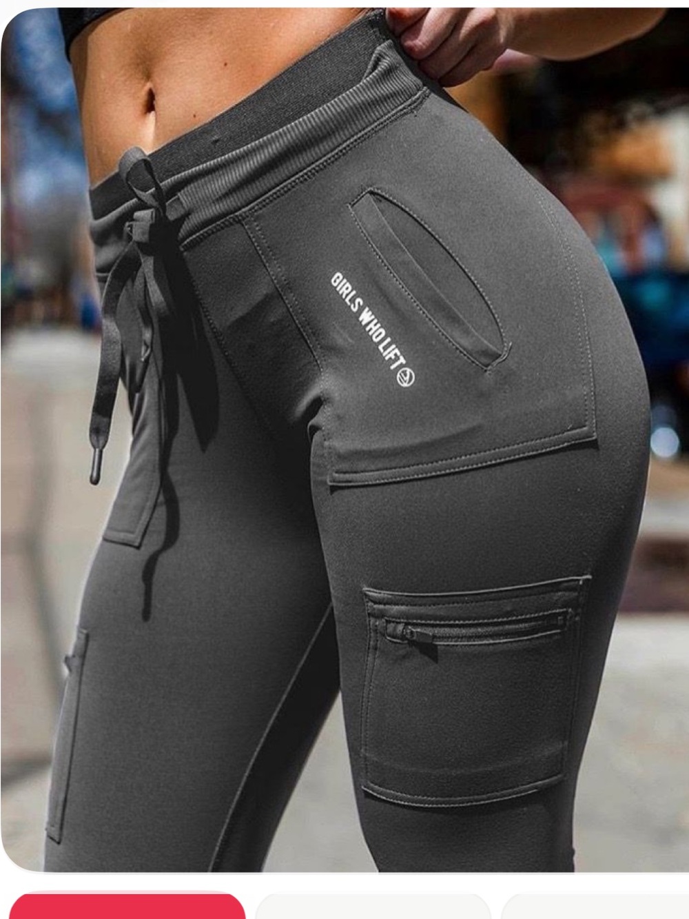 Girls who lift jogger leggings
